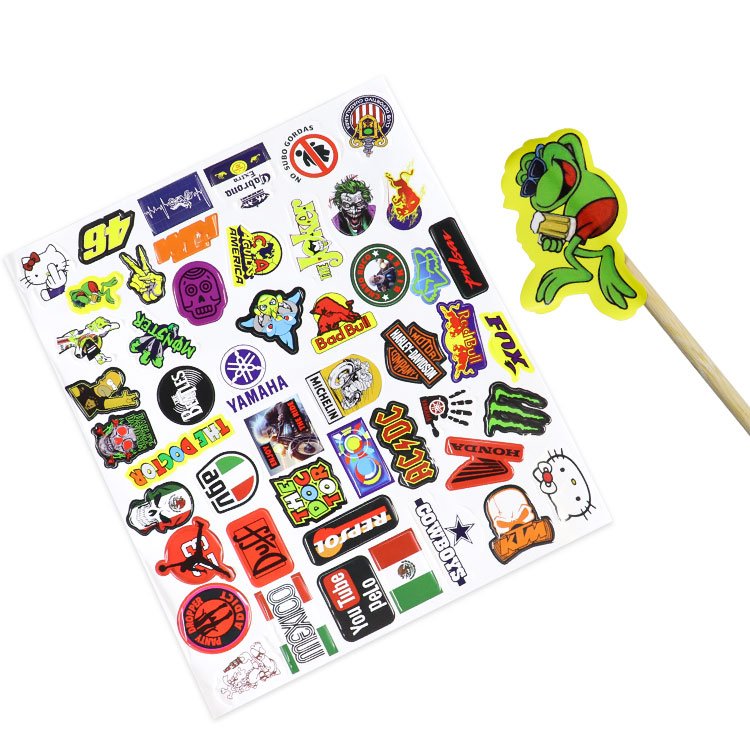 High-quality printed waterproof label stickers for children's graffiti, guitar, skateboard decoration and other industries