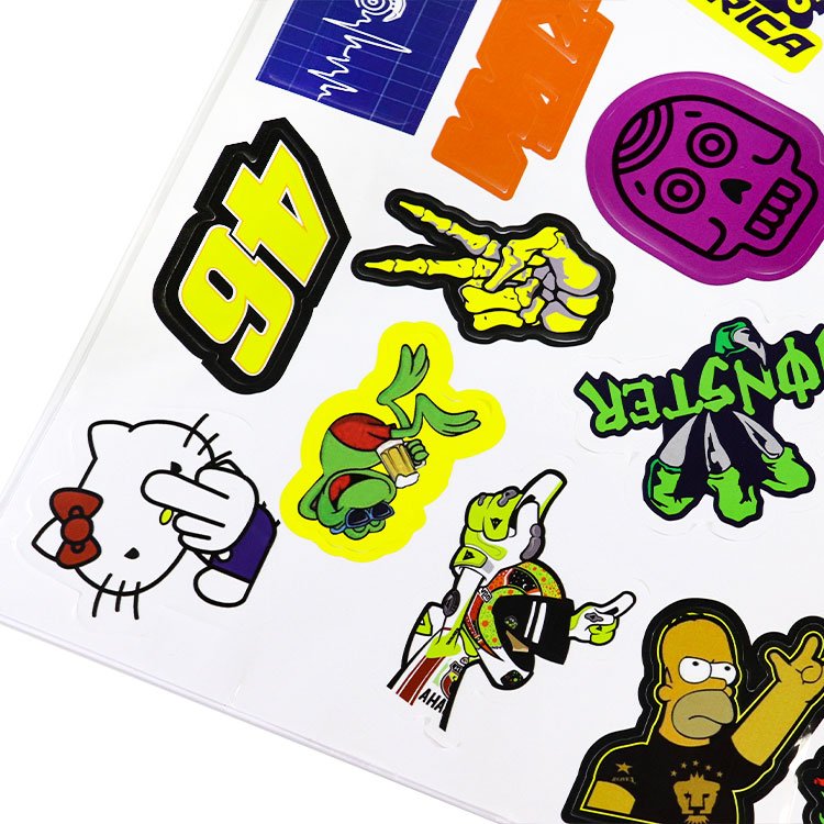 High-quality printed waterproof label stickers for children's graffiti, guitar, skateboard decoration and other industries