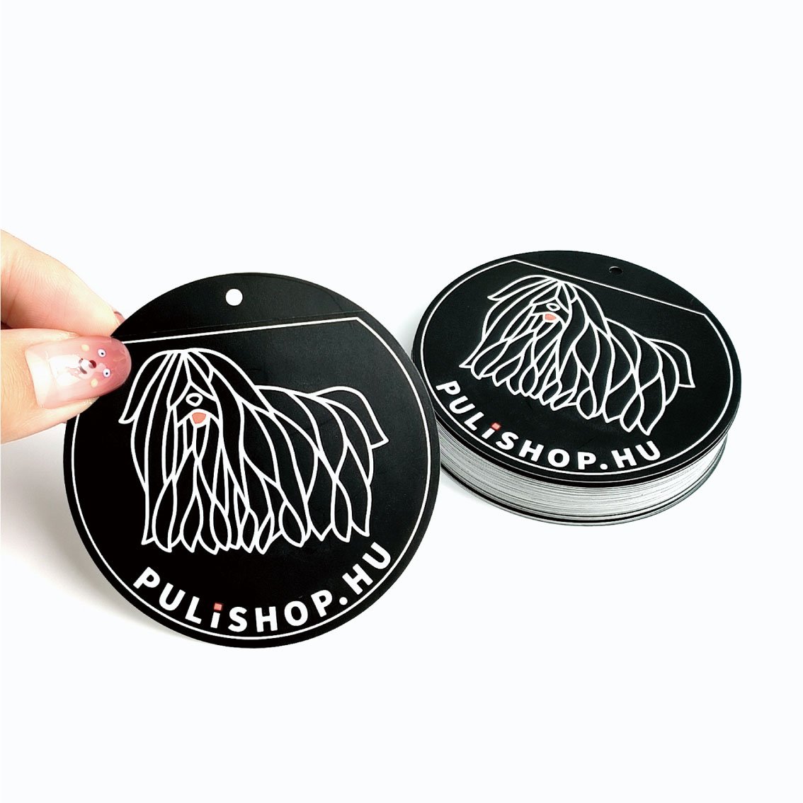 Custom brand logo adhesive waterproof label vinyl cartoon sticker custom printing die cut sticker