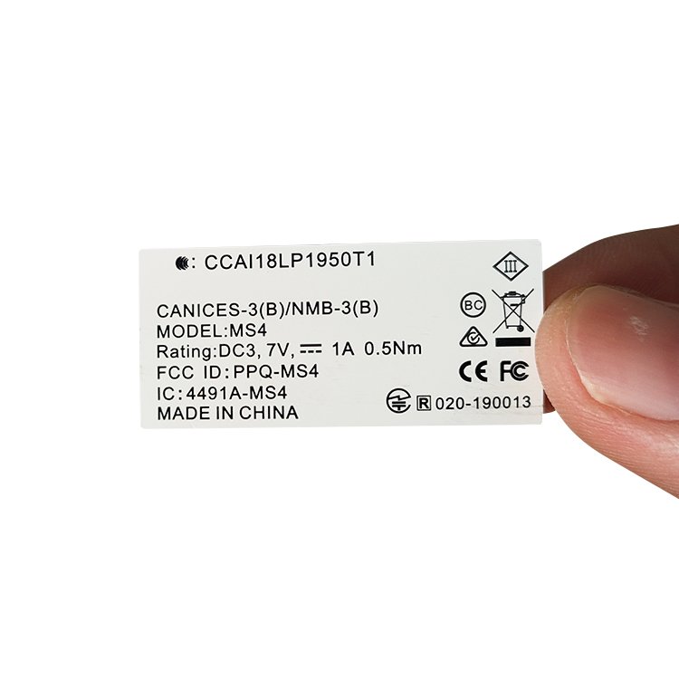 custom electronic adhesive sticker labels high quality waterproof label stickers for electronic products parameter