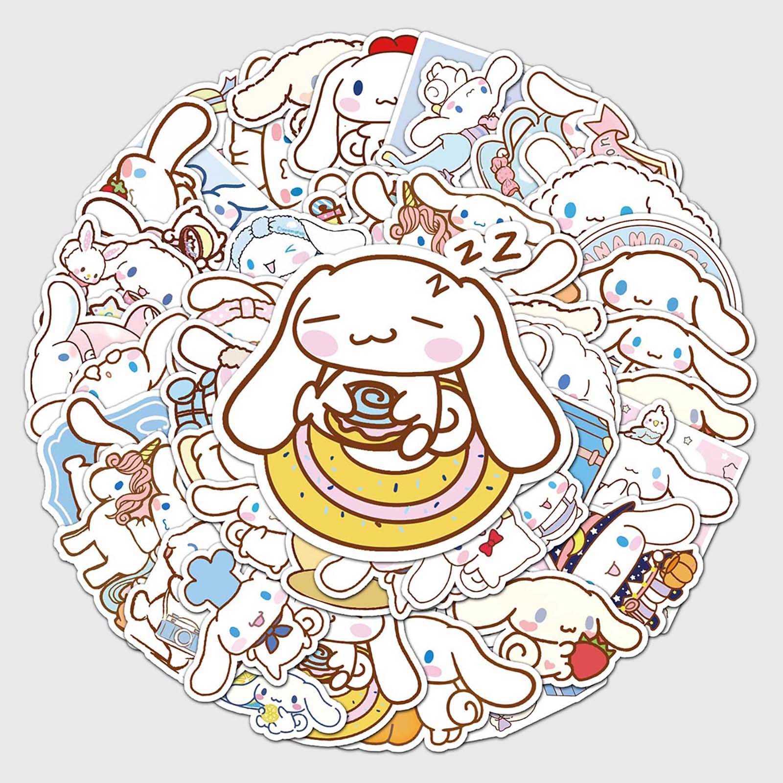 Factory Wholesale Anime Cartoon Sticker UV Printing Custom Die Cut Vinyl Decorative Sticker