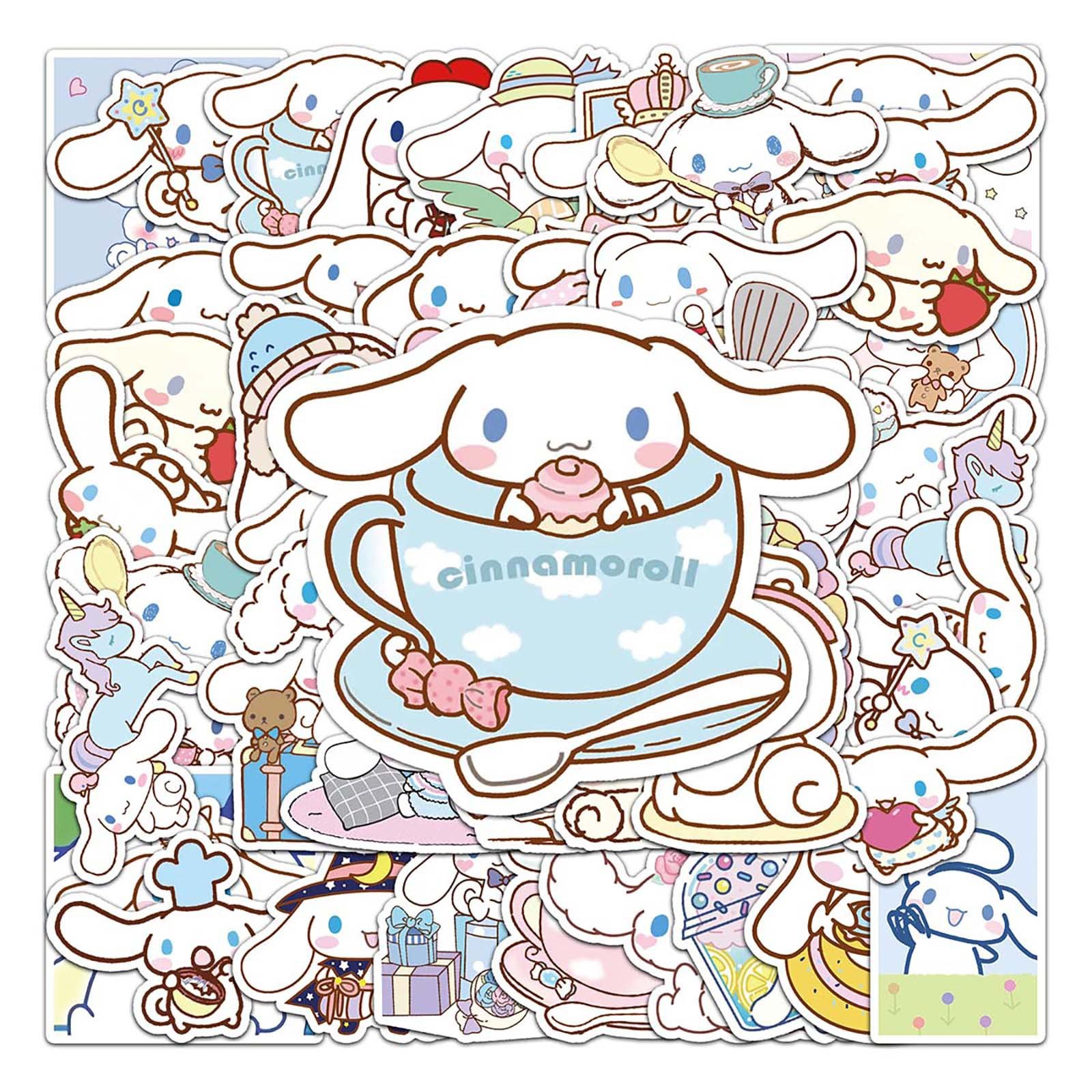 Factory Wholesale Anime Cartoon Sticker UV Printing Custom Die Cut Vinyl Decorative Sticker