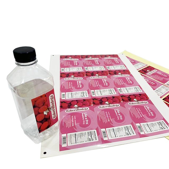3 "x 6" Strong adhesive vinyl waterproof label pvc self-adhesive sticker labels custom stickers business labels for bottles