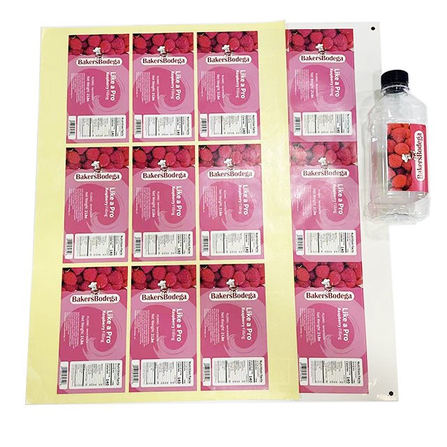 3 "x 6" Strong adhesive vinyl waterproof label pvc self-adhesive sticker labels custom stickers business labels for bottles