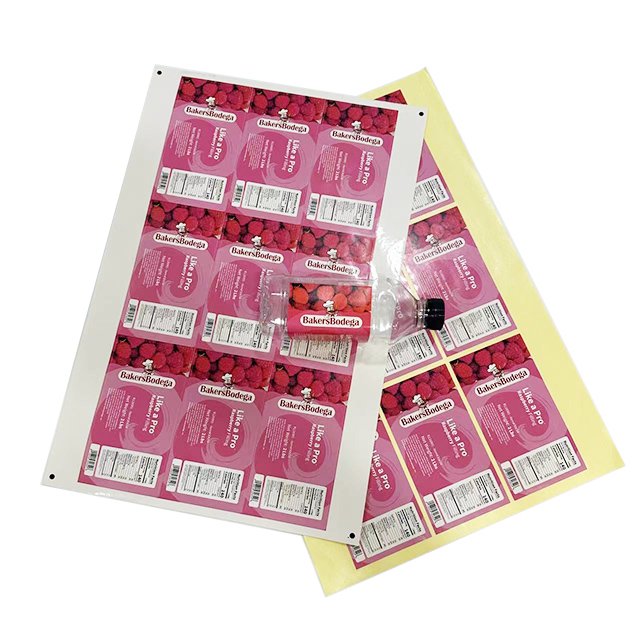 3 "x 6" Strong adhesive vinyl waterproof label pvc self-adhesive sticker labels custom stickers business labels for bottles