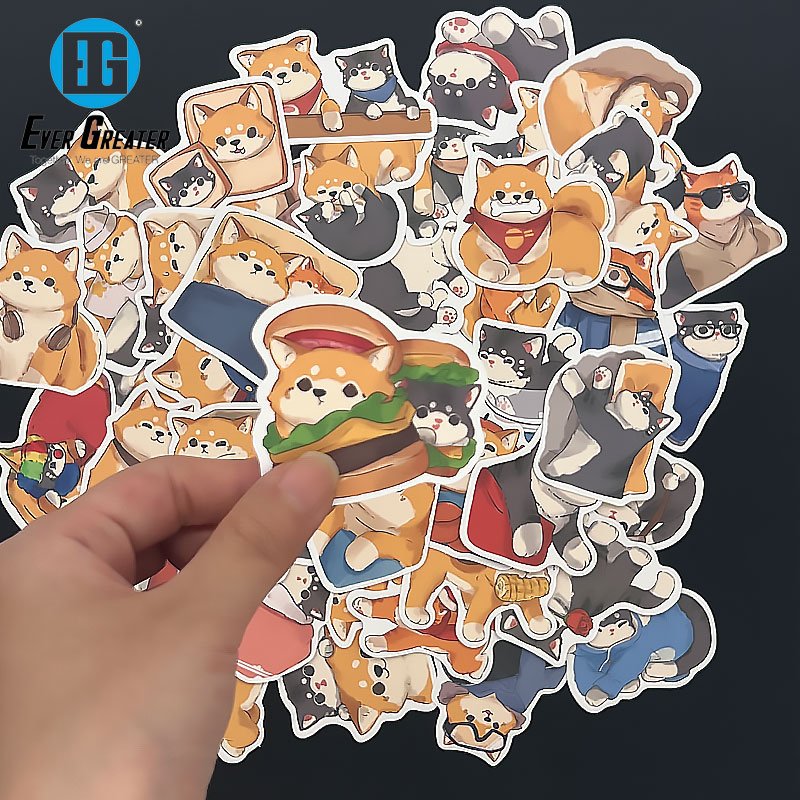 Customized 3m Self Adhesive Vinyl Car Design waterproof cartoon sticker