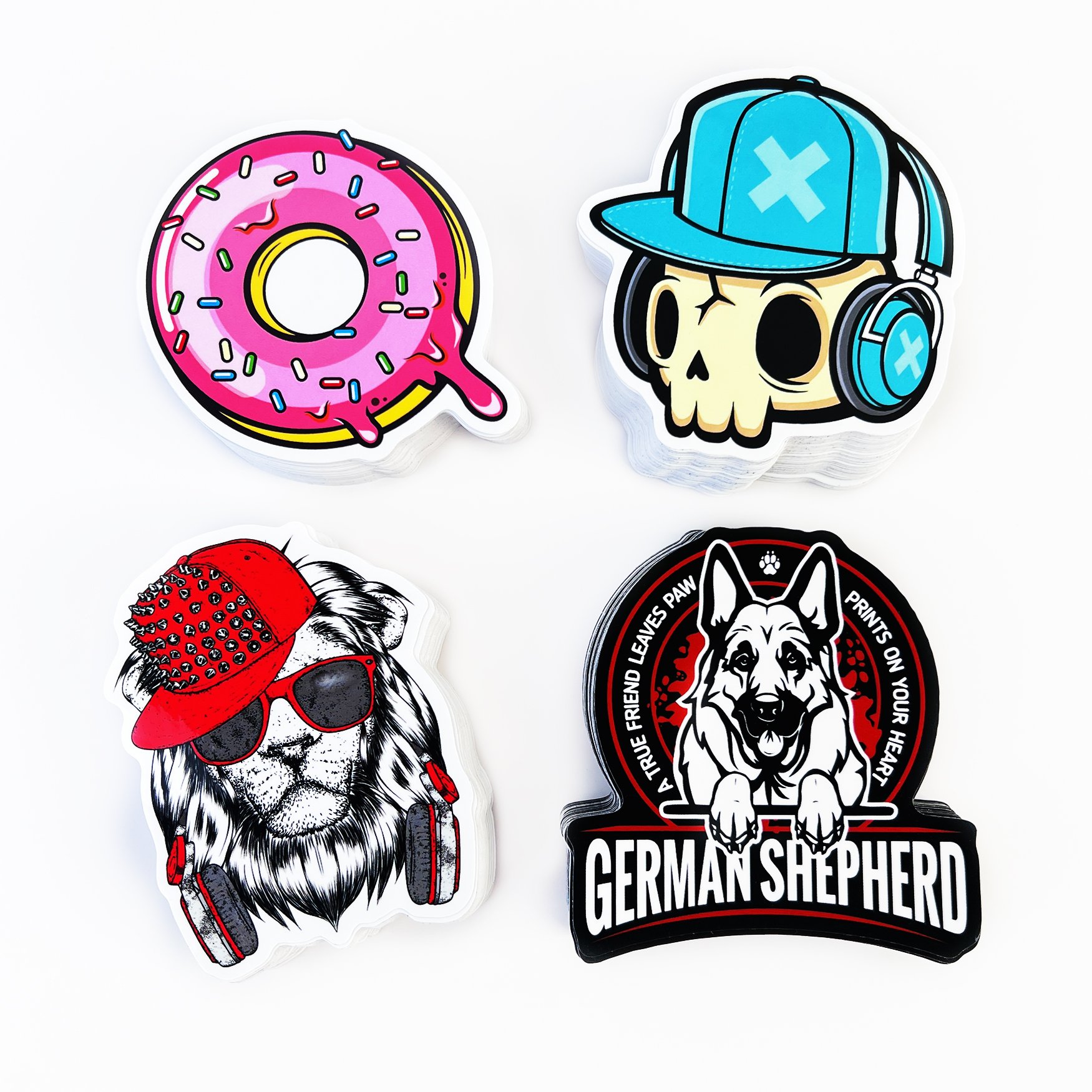 Custom Outdoor Waterproof Sticker Sheets Hologram Glitter Labels Print Logo Vinyl PVC Custom Die Cut Holographic Stickers