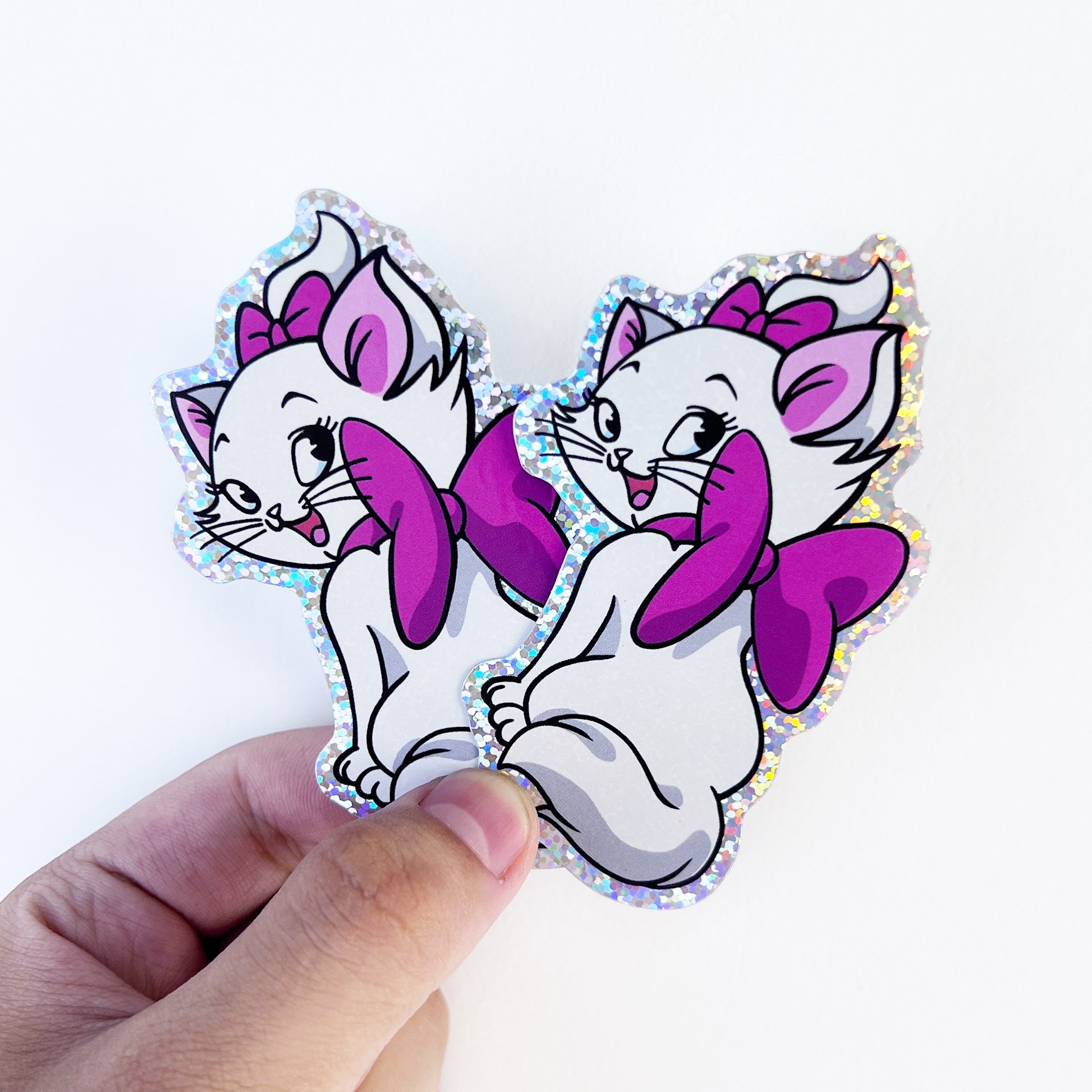 Custom Outdoor Waterproof Sticker Sheets Hologram Glitter Labels Print Logo Vinyl PVC Custom Die Cut Holographic Stickers