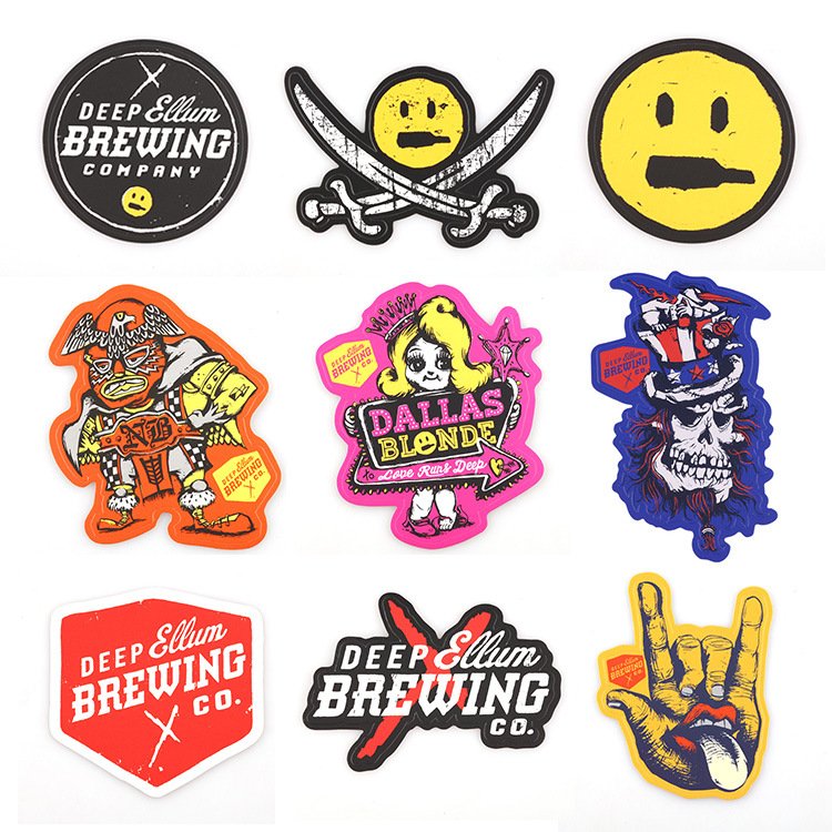 professional manufacture custom logo sticker sheets vinyl hologram printing paperstickers