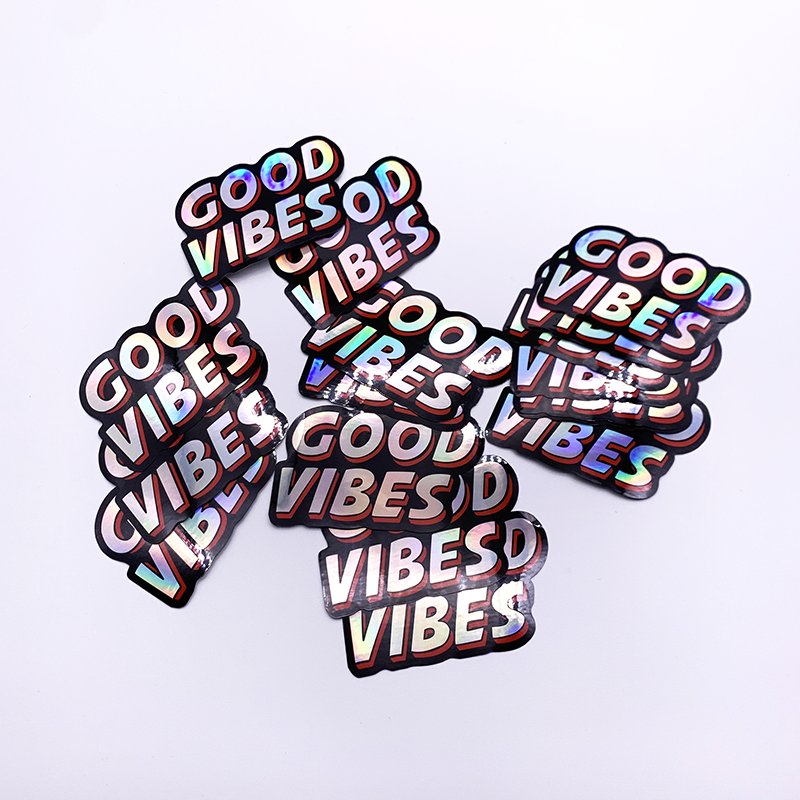 Making Adhesive Logo Design UV Die Cut Sticker Printing Waterproof PVC Vinyl Custom Stickers