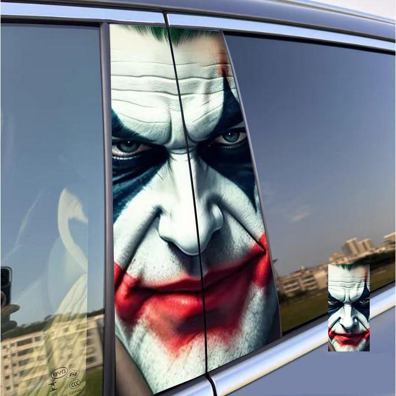 ETIE uv proof cartoon sticker car B pillar cartoon waterproof custom styling vehicle decor Printing accessories Decal