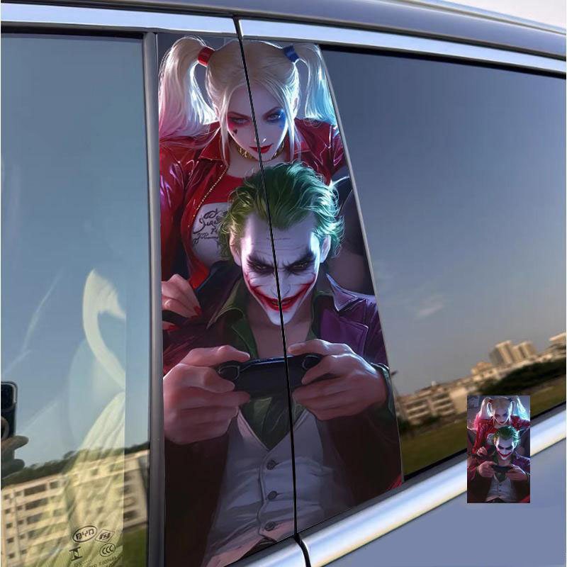 ETIE uv proof cartoon sticker car B pillar cartoon waterproof custom styling vehicle decor Printing accessories Decal