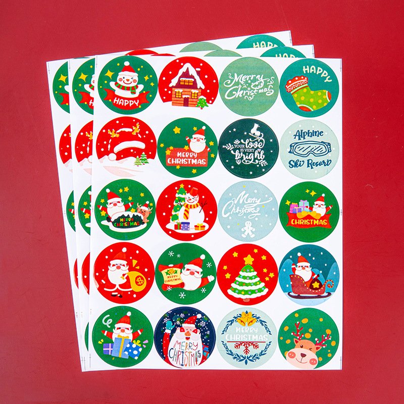 Custom Halloween Christmas Vinyl Die Cut Hologram Stickers Sheet