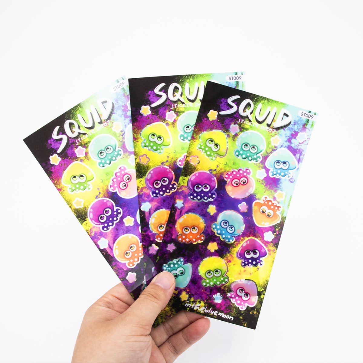Custom Logo High Quality PVC Kiss Cut Sticker Sheet Waterproof Adhesive Vinyl Glossy Finish UV Printing Cartoon Design