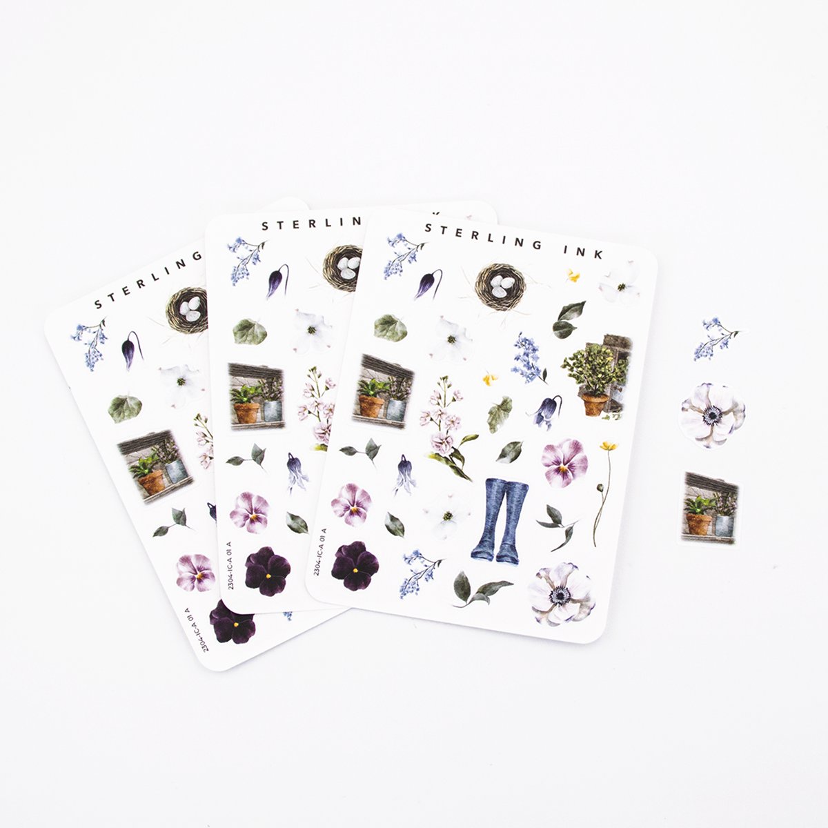 Custom Logo High Quality PVC Kiss Cut Sticker Sheet Waterproof Adhesive Vinyl Glossy Finish UV Printing Cartoon Design