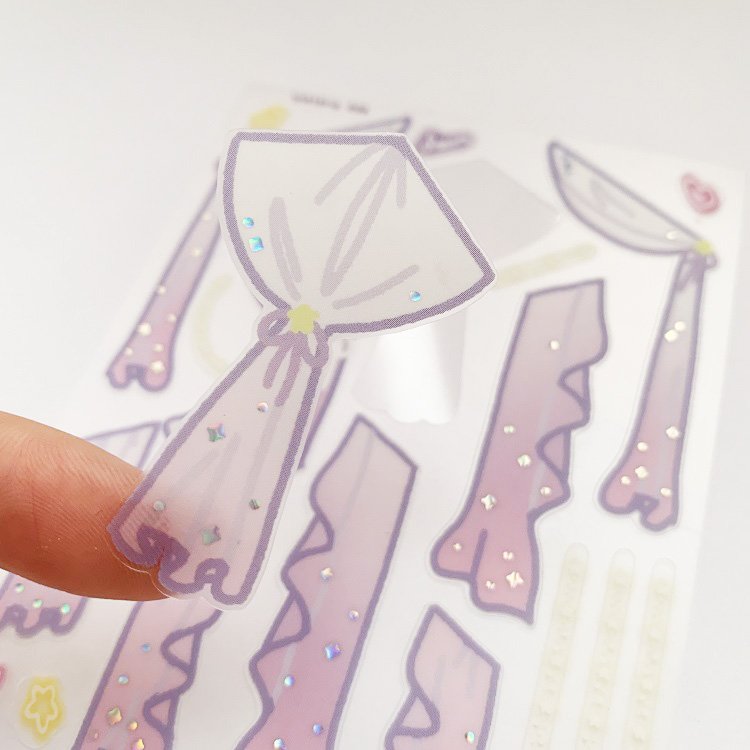 Custom Waterproof Transparent Clear Vinyl Deco Scene House Home Room Deco Pvc Sticker Sheets Packs