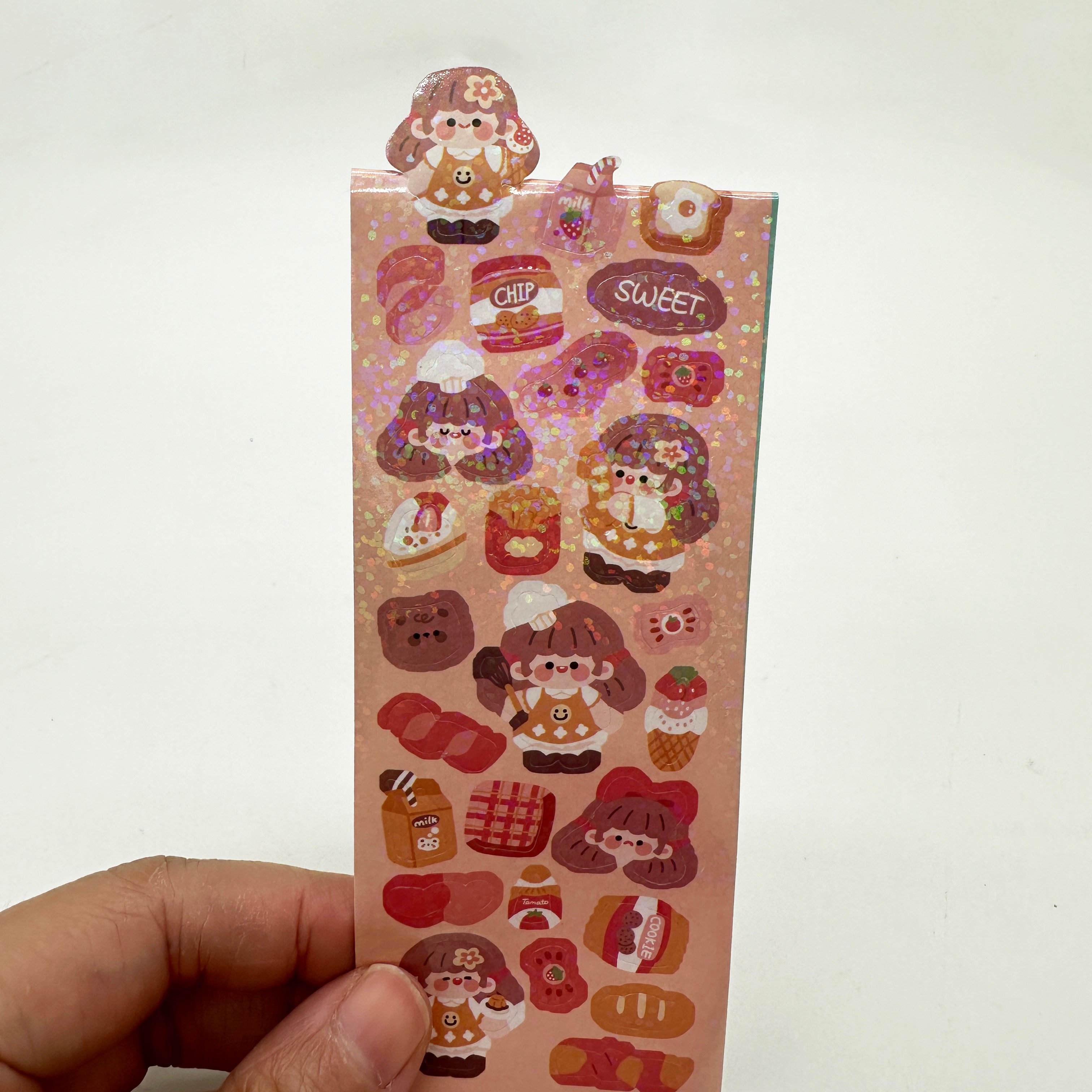 Custom High Quality Printing Korean Cartoon Cute Pattern Stickers Creative Ins Style Decorative Colorful Stickers Sheet