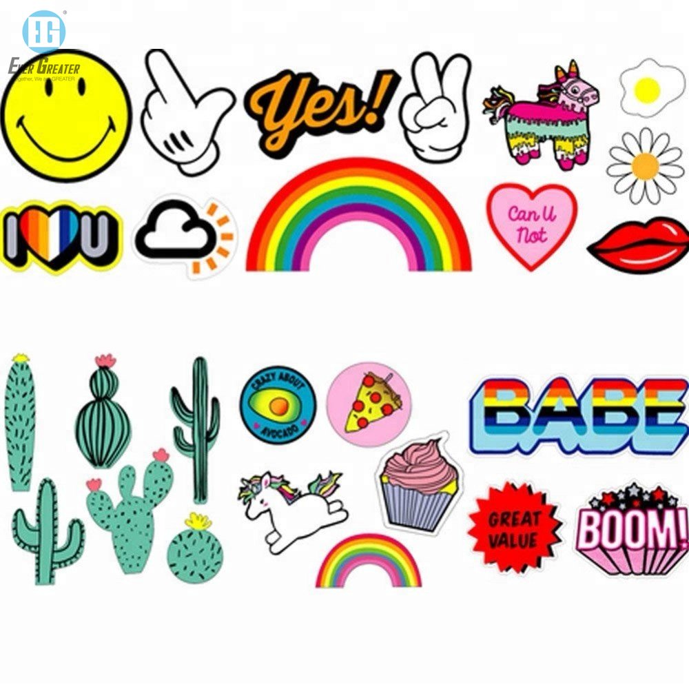 Custom adhesive cartoon puffy sticker for kids