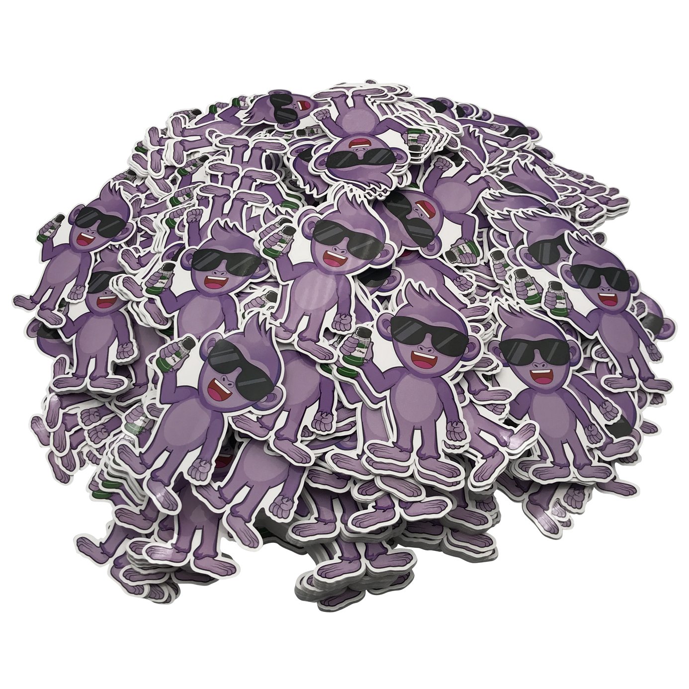 Custom Sticker Vinyl Die Cut Stickers Printing Adhesive Waterproof Company Cartoon PVC Logo