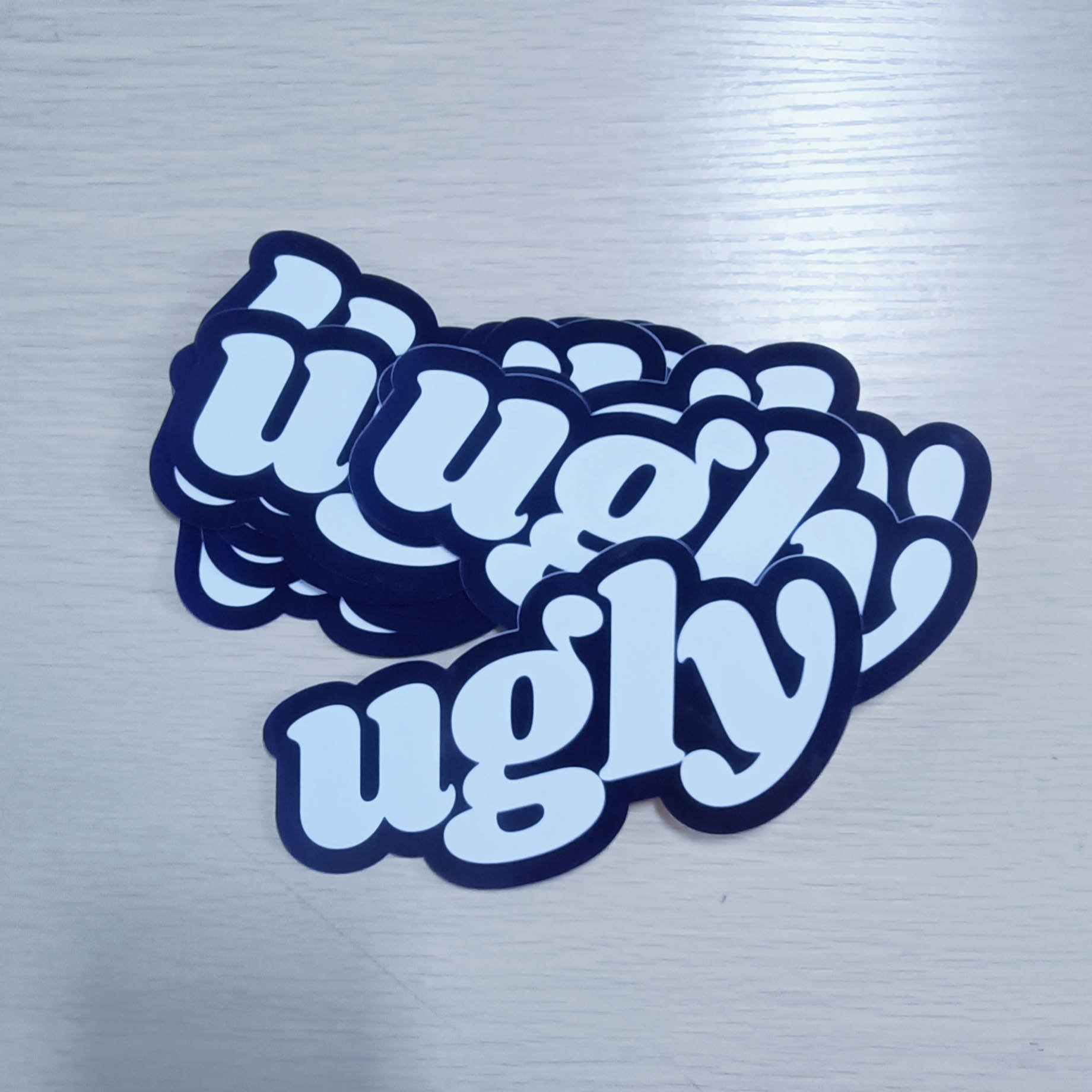 Custom Sticker Vinyl Die Cut Stickers Printing Adhesive Waterproof Company Cartoon PVC Logo