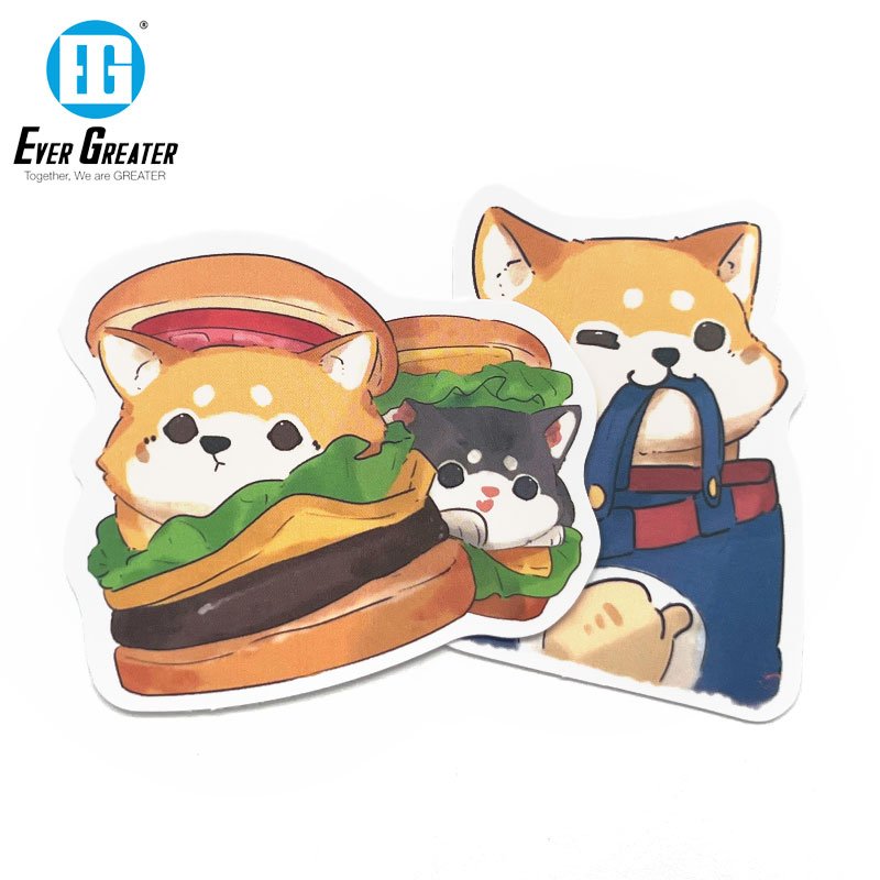 Hot Sales Custom Vinyl Sticker Cartoon Window Decal Sticker For Tourism Souvenirs