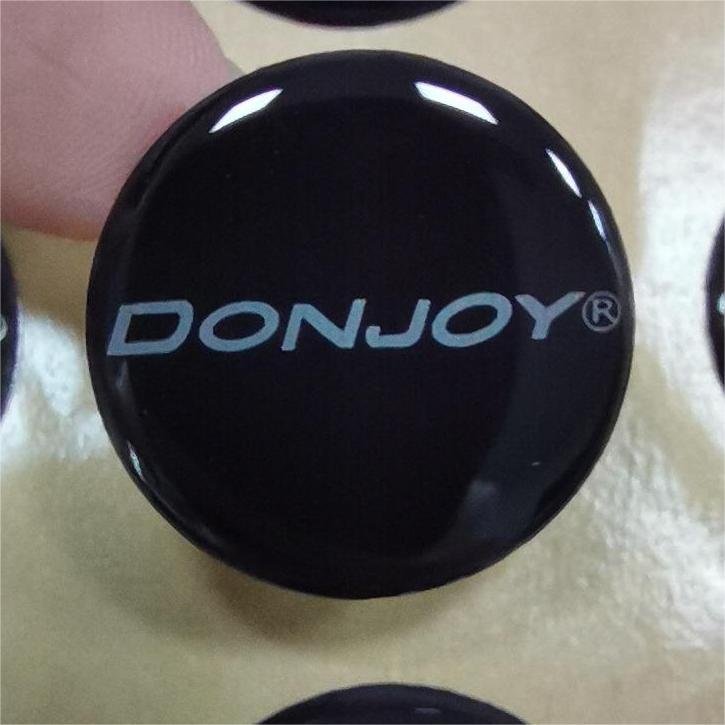 Custom 3D Luminous Sticker Cartoon Waterproof Transparent Crystal Epoxy PVC Adhesive Label Sticker For Car Decoration