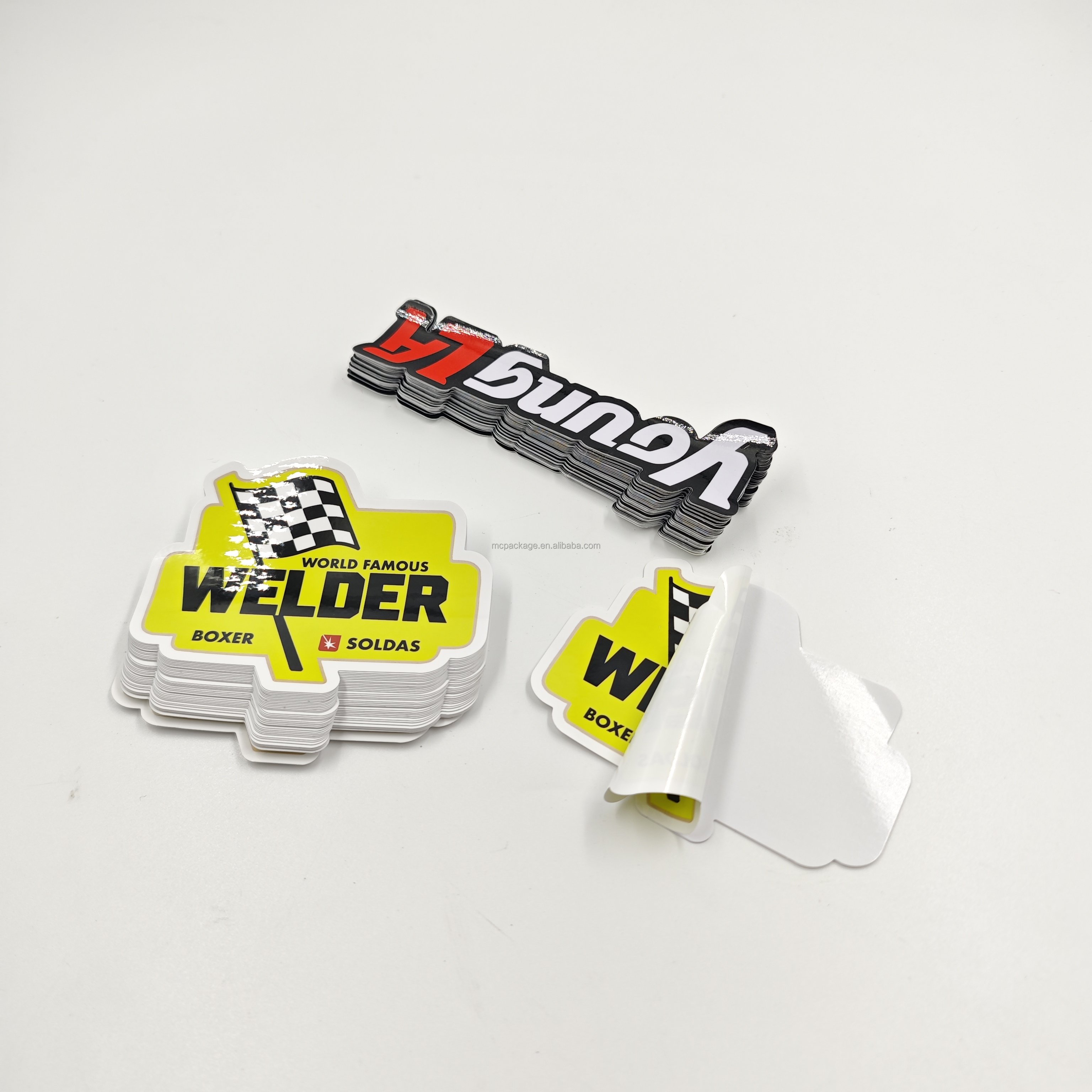 Custom Logo Die Cut Sticker Label Printing UV-Proof and Waterproof Cartoon Stickers