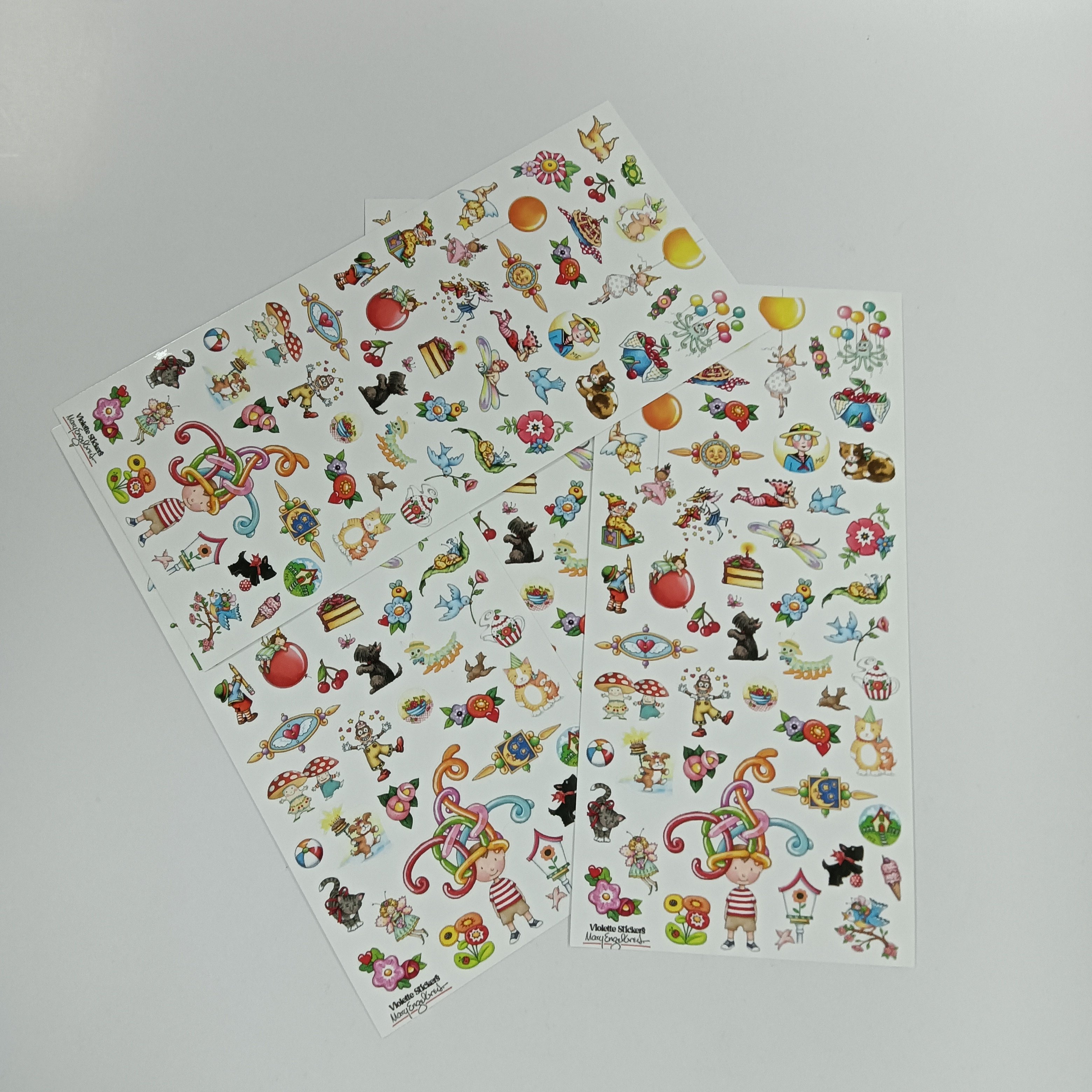 A4 A5 A6 custom label stickers kiss cut logo with decal stickers vinyl hologram cartoon stickers factory direct sell