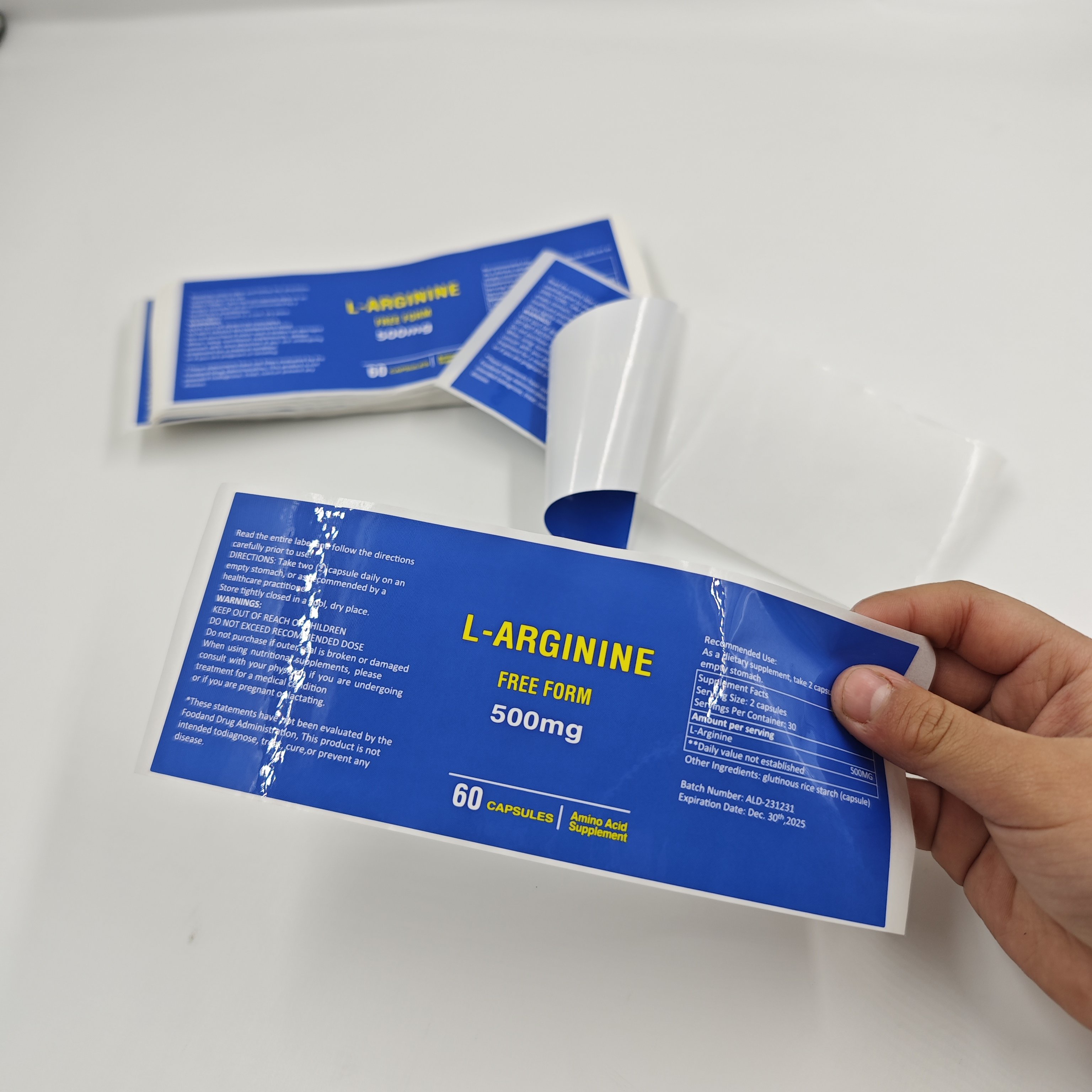 Custom Printed Private Die Cut Glossy Laminated PVC Adhesive Sticker Holographic Effect Cartoon Logo Labels