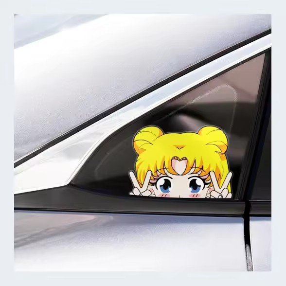 Custom Anime Decoration Car Window Body Decals Transfer Sticker