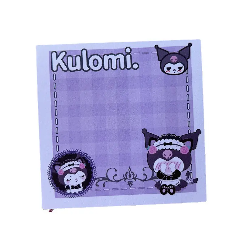 Factory wholesale cartoon anime cute durable vinyl PVC waterproof little girl quality memo stickers