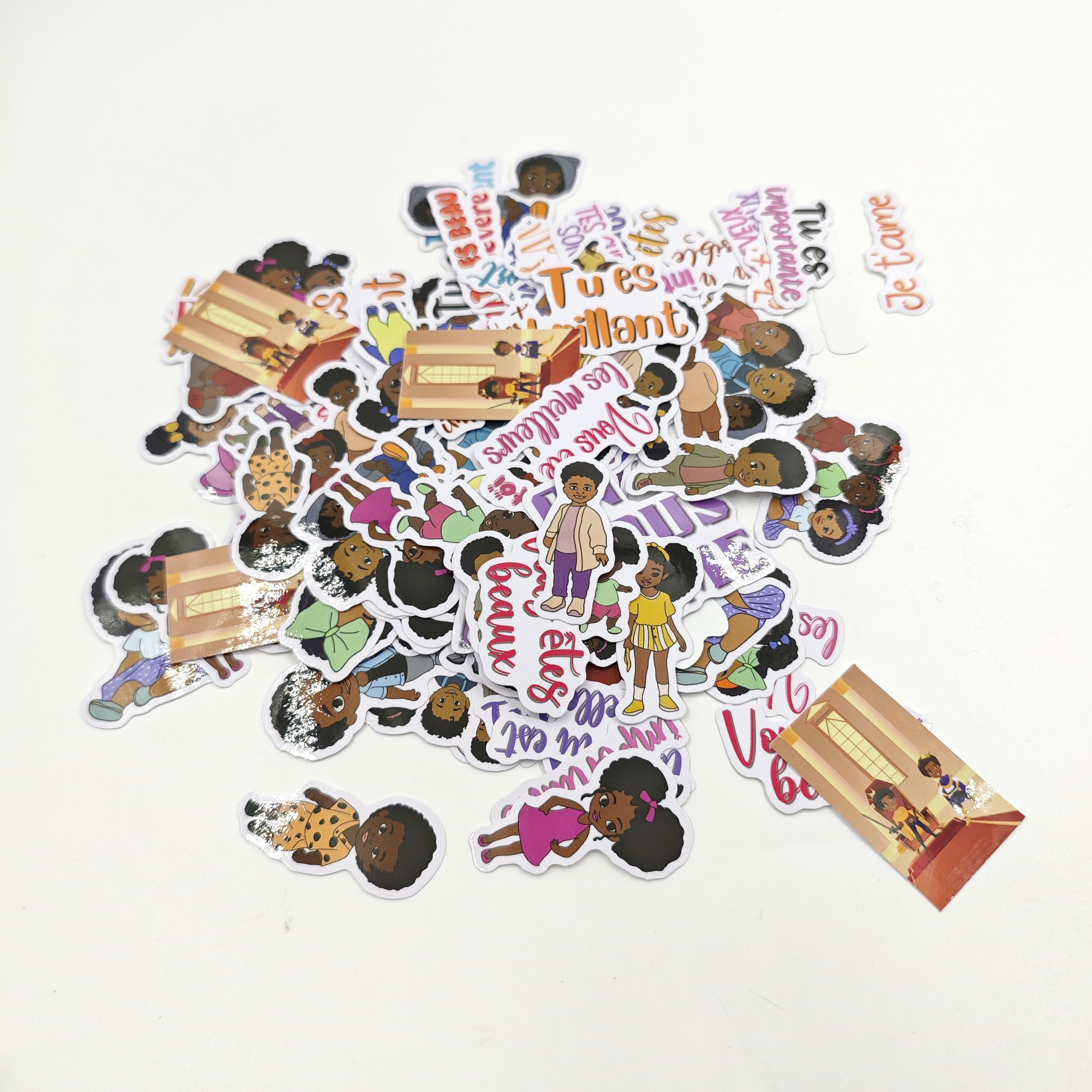 Laptop label Bottle sticker waterproof adhesive pvc printed printing die cut vinyl custom logo stickers sticker