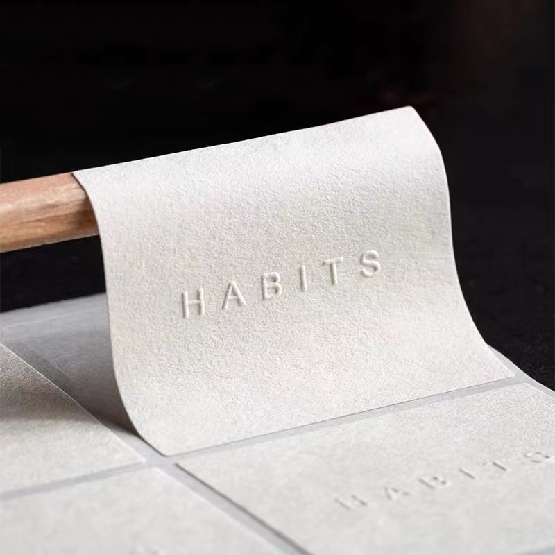 sticker embossed label LOGO printing custom sealing matte sticker Custom adhesive brand logo sticker