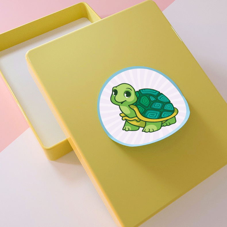 Wholesale Sticker Logo Roll Print Stickers Animal Cute Cartoon Decorative Educational Rewards encourage Label For kids