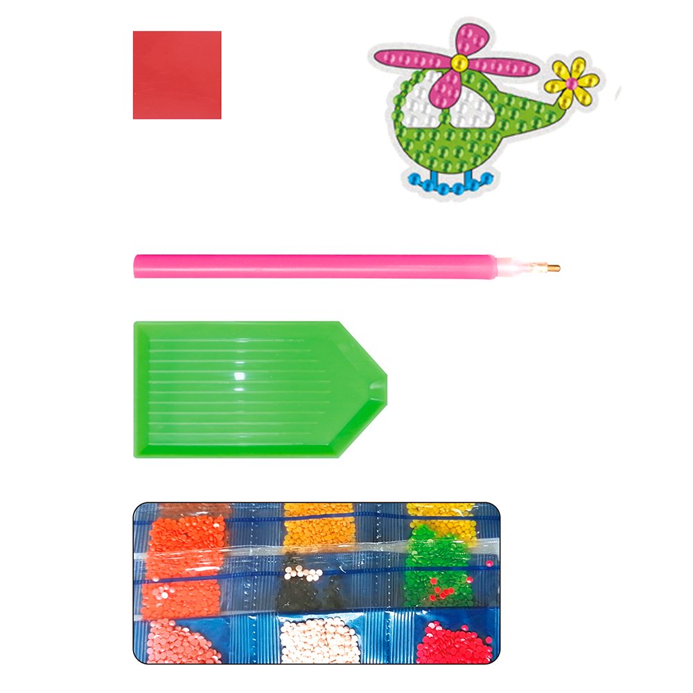 New hot selling 5D diamond sticker DIY cartoon cute animal toy sticker smart toy children's gift