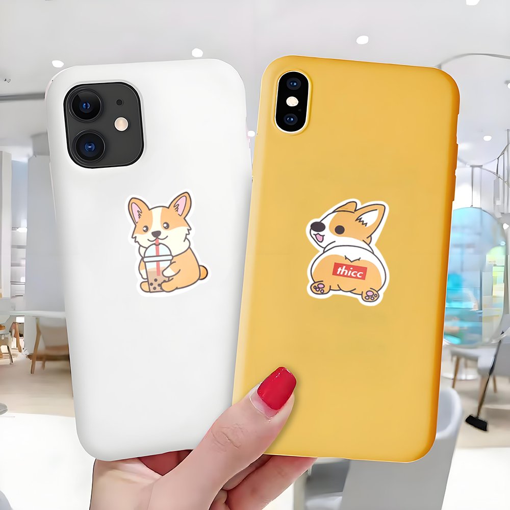 Easy Peel Uv Resist Printing Waterproof Durable White Vinyl Pvc Self Adhesive Die Cut Custom Stickers