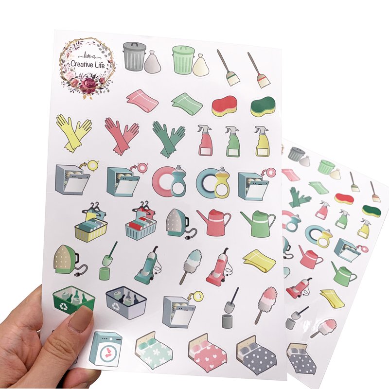 Good Price And Quality Kids Cartoon Stickers Custom Decorative Sticker Sheet