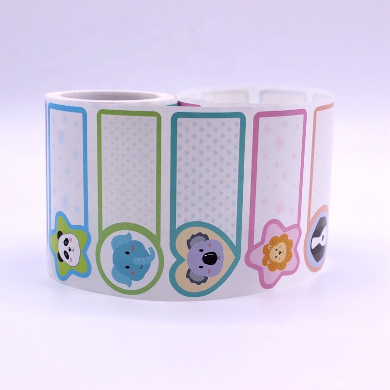 Personalised Tag Custom Cartoon Hello My Name Is Sticker Label Rolls In Low Price For Kids