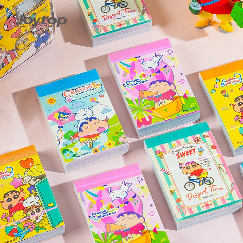 Joytop 101796 Wholesale Happy Crayon Shinchan Dot Sticker notebook Cute Stationery for Decoration and Fun