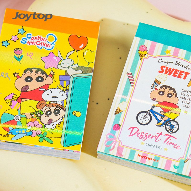 Joytop 101796 Wholesale Happy Crayon Shinchan Dot Sticker notebook Cute Stationery for Decoration and Fun