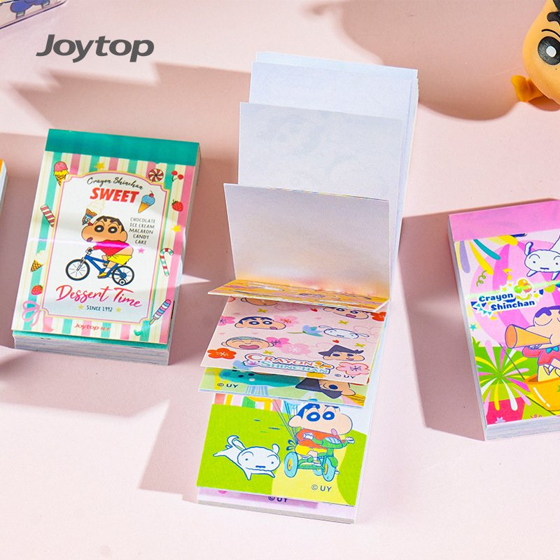 Joytop 101796 Wholesale Happy Crayon Shinchan Dot Sticker notebook Cute Stationery for Decoration and Fun