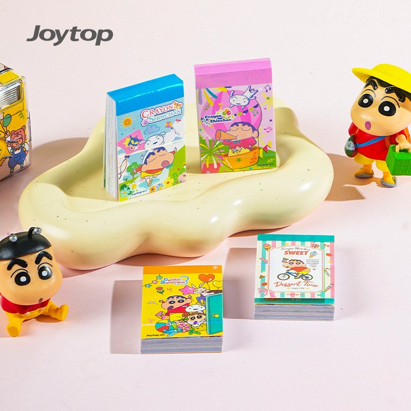 Joytop 101796 Wholesale Happy Crayon Shinchan Dot Sticker notebook Cute Stationery for Decoration and Fun