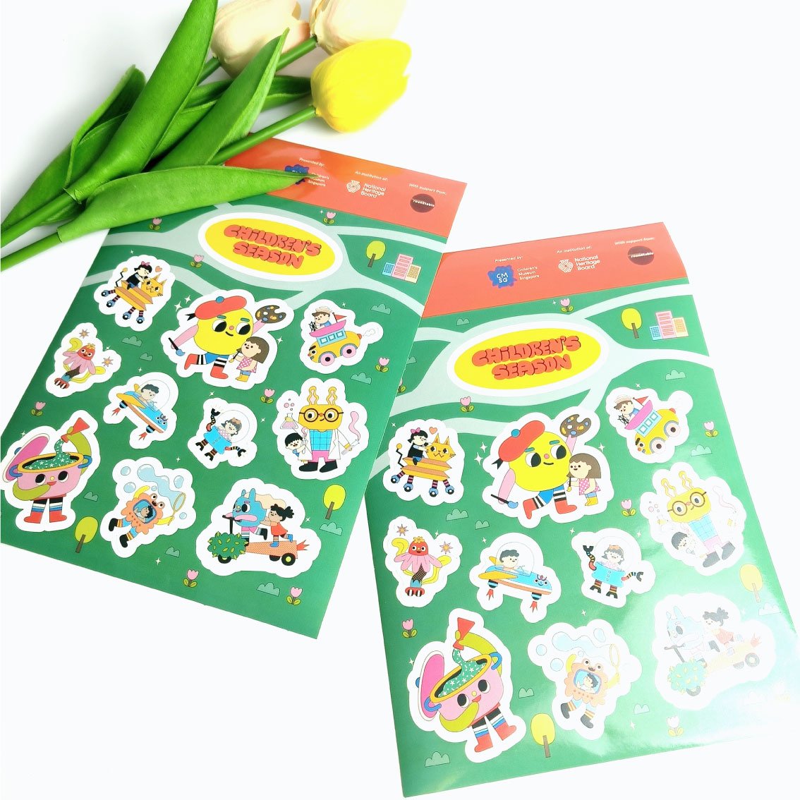 Custom logo stickers waterproof cartoon stickers vinyl adhesive die cut stickers printing for packaging