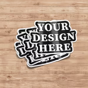 Custom Printing Waterproof Vinyl Die Cut Adhesive Pvc Label Logo Stickers