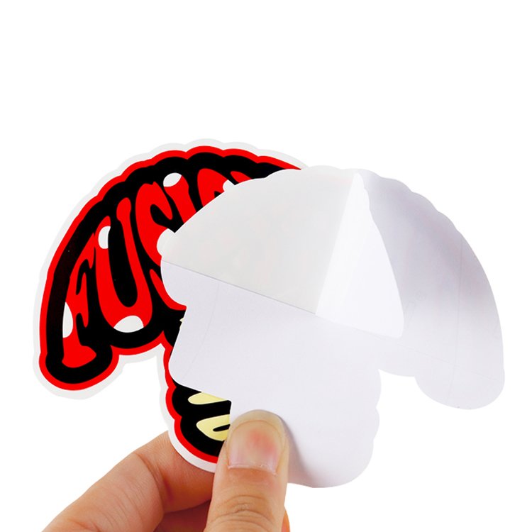 Custom Printing Design Die Cut Waterproof cartoon sticker for laptop Vinyl Adhesive diecut Advertising Stickers