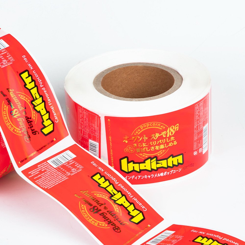 Customized PVC Roll Sticker Manufacturers' Packaging for Wine Water Beverages Other Labels Label Paper