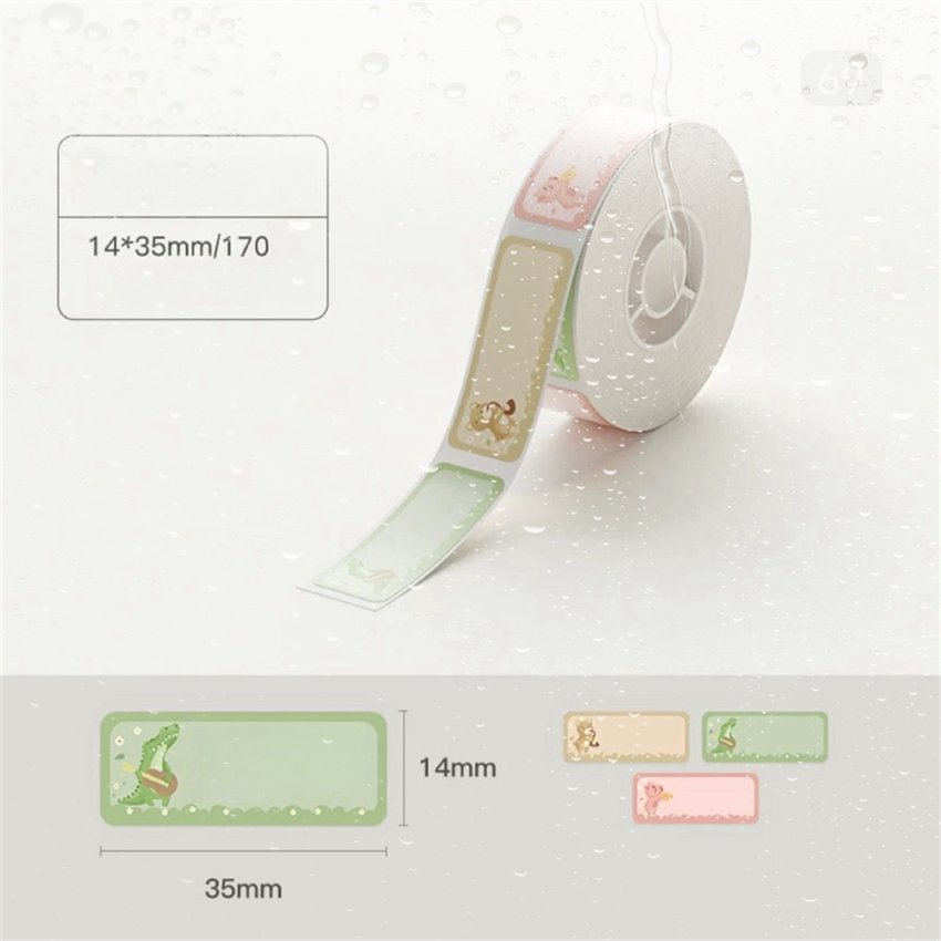 Custom Cute Bear Pattern Paper Adhesive Sticker Water UV Resistant with Strong Adhesive for Industrial Craft Book Instruction
