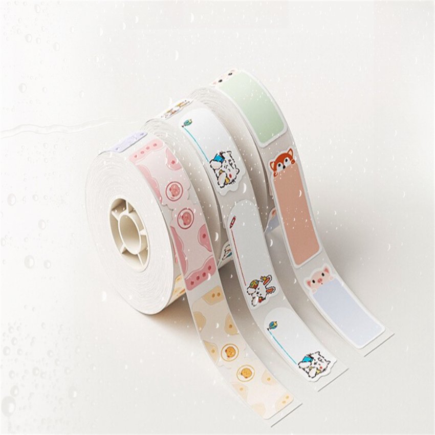 Custom Cute Bear Pattern Paper Adhesive Sticker Water UV Resistant with Strong Adhesive for Industrial Craft Book Instruction