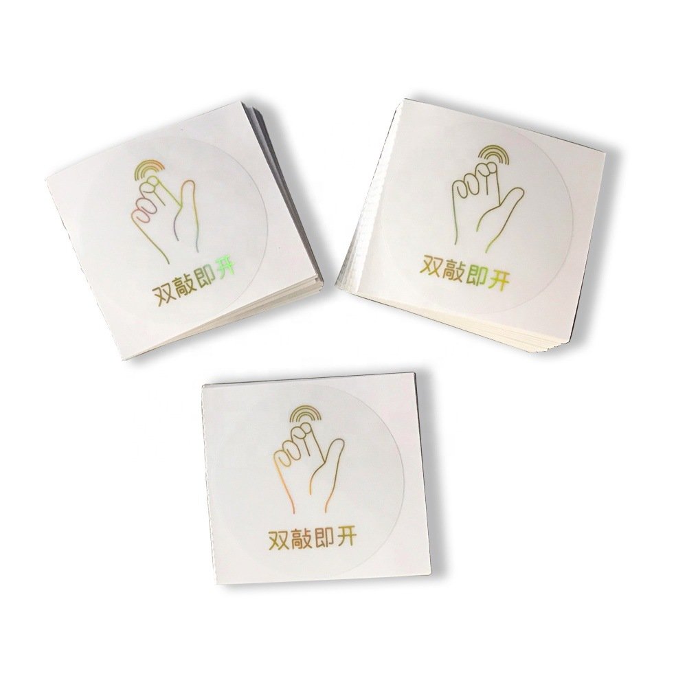 Attractive Printing Waterproof Vinyl Laser Holographic Die Cut Logo Cartoon Sticker