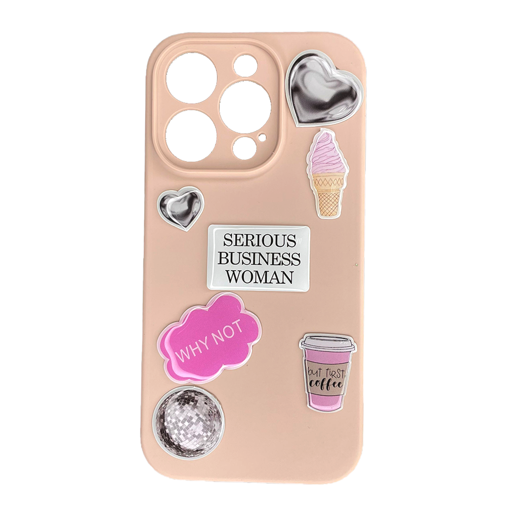 Wholesale Custom Epoxy Sticker Paper Printing Adhesive Epoxy Dome Cartoon Sticker Phone Case